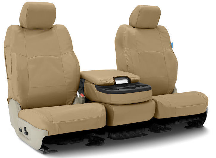 Installed Ballistic 40/20/40 Front Seat Covers CashmereSaab 