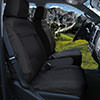 Installed Ballistic Lifestyle Buckets Front Seat Covers BlackSaab 