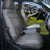 Installed Ballistic Lifestyle Buckets Front Seat Covers Light GraySaab 