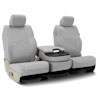 Installed Ballistic 40/20/40 Front Seat Covers Light GraySaab 