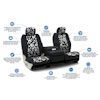Installed Hawaiian Information Diagram 40/20/40 Front Seat Covers