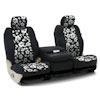 Installed Hawaiian 40/20/40 Front Seat Covers Black with Black