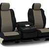 Installed Mesh 40/20/40 Front Seat Covers Black with GraySaab 