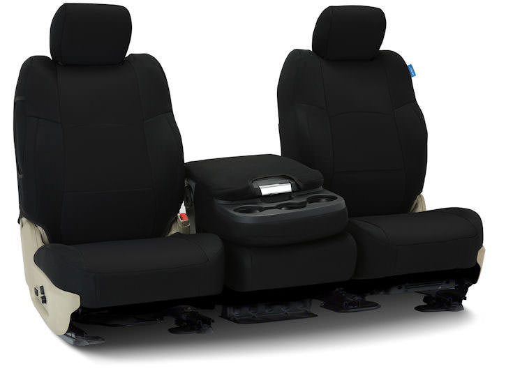 Installed Mesh 40/20/40 Front Seat Covers BlackSaab 