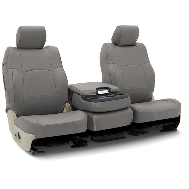 Installed Rhinohide 40/20/40 Front Seat Covers GrayAudi 