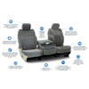 Installed Velour Information Diagram 40/20/40 Front Seat Covers GraySaab 