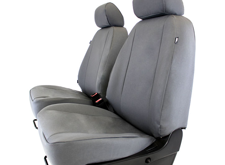 Installed Atomic Front Buckets Grey Seat CoversHonda 