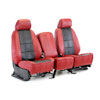 Installed Exotic 40/20/40 Seat Covers Front View for 2011 Toyota Highlander