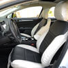 Installed Gator Skin Like Seat Covers Bone Croc with Perforated Black Inserts for 2011 Toyota Highlander