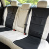 Installed Gator Skin Like Seat Covers Bone Croc with Perforated Black Inserts for 2011 Toyota Highlander