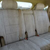 Installed Luxury Seat Covers Solid Bone Croc for 2011 Toyota Highlander