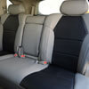 Installed Exotic Rear Seat Covers Medium Gray for 2011 Toyota Highlander