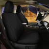 Installed Custom Leather Seat Covers Black Leather for 2010 Toyota Highlander