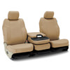 Installed Genuine Leather Seat Covers Beige Leather for 2010 Toyota Highlander