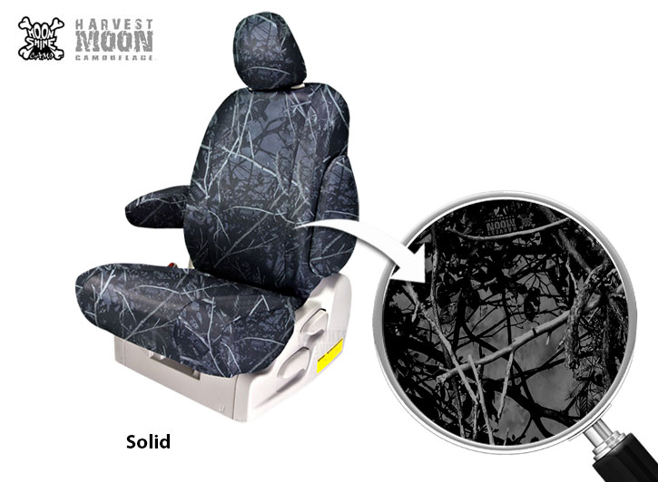 Installed 40/20/40 Harvest Moon Camo Seat Covers Solid for 2010 Toyota Highlander