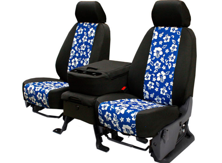 Hawaiian Seat Covers Fl For A Tropical Look - Hawaiian Car Seat Covers Blue