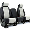 Installed 3D Imitation Leather 40/20/40 Front Seat Covers Black with Light GrayMitsubishi 