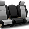 Installed Imitation Leather 40/20/40 Front Seat Covers Black with Light GrayMitsubishi 