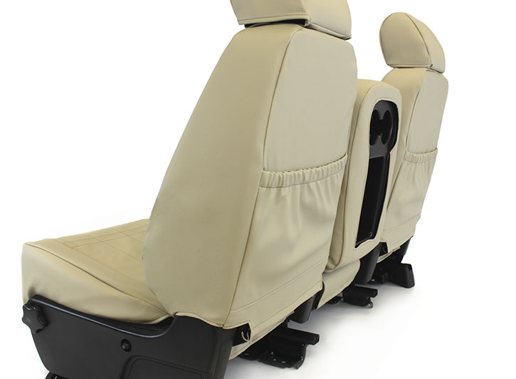 Leatherette Seat Covers Looks Feels Like Real Leather On - Tan Faux Leather Car Seat Covers