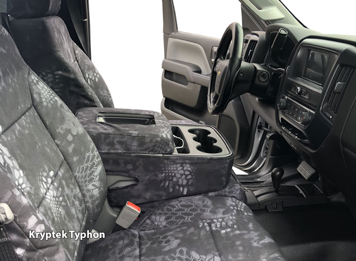 Installed Luxury Kryptek Typhon Seat CoversHonda 