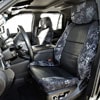 Installed Kryptek Seat Covers Typhon with Black Ostrich InsertsHonda 