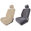 Two Installed Custom Premium Fleece Seat Covers Sandstone and CharcoalHonda 