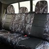 Installed Luxury Moon Shine Seat Covers Harvest Moon with Black Inserts for 2006 Toyota Highlander