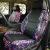 Installed Luxury Moon Shine Seat Covers Muddy Girl with Black Inserts for 2006 Toyota Highlander