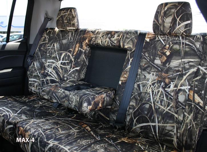 Installed Luxury Realtree Seat Covers Max-4 for 2014 Toyota Highlander