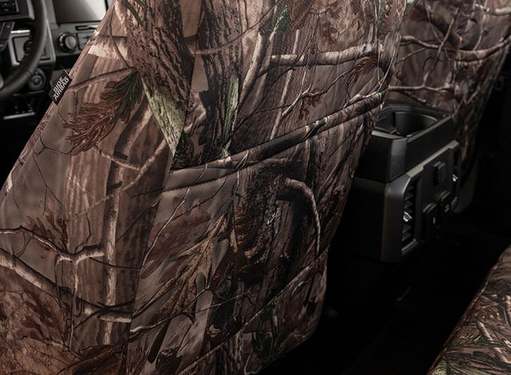 Installed Realtree Back Seat Covers APGHonda 