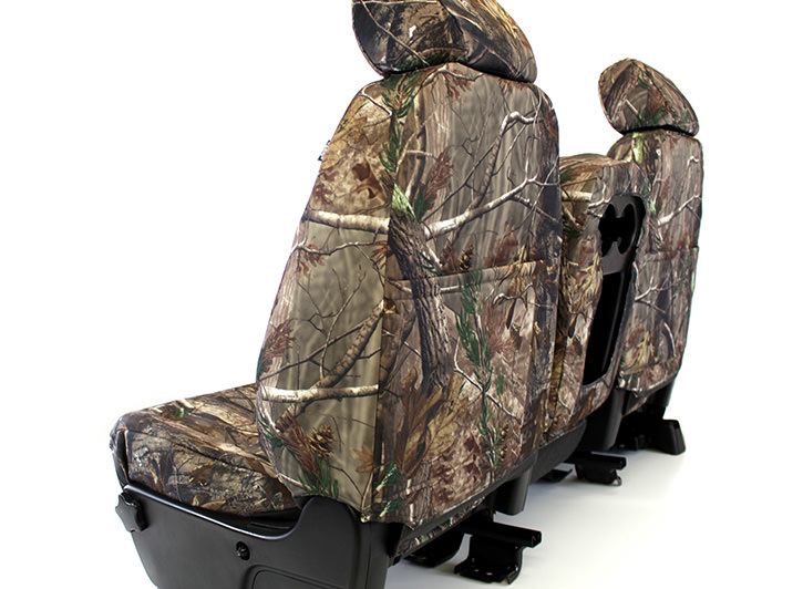 Installed Realtree Front 40/20/40 APG Seat CoversHonda 