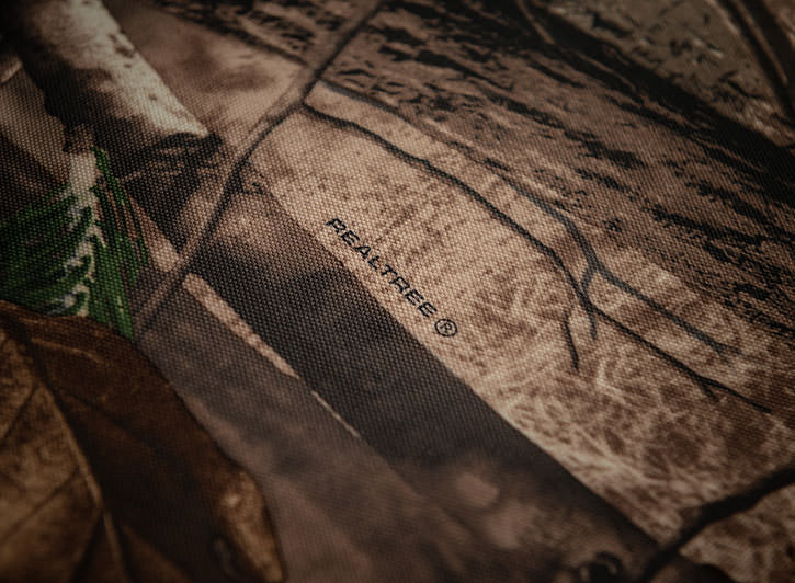 Installed Realtree Seat Covers Logo on FabricHonda 