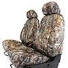 Installed Realtree Front 40/20/40 APG Seat Covers Side ViewHonda 
