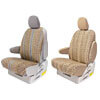 installed Saddle Blanket Western Seat Covers GrayHonda 