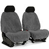 Installed Sheepskin Seat Covers Custom Medium GrayHonda 