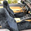 Installed Sheepskin Tailor Made Premium Seat Covers BlackHonda 