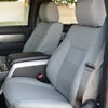 Installed Sof-Touch Leatherette Seat Covers Solid Gray