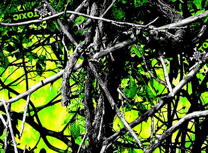 Close Up of Toxic Camo for 2004 Toyota Highlander