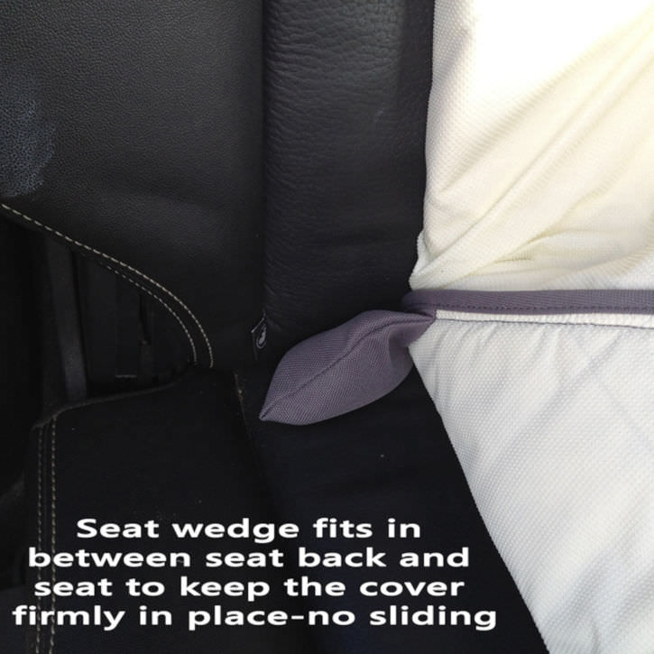 Installed Non Sliding Dog Seat Covers