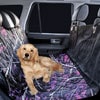 Dog on Installed Universal Camo Pet Seat Covers Muddy Girl