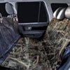Installed Atomic and Camo Universal Pet Seat Covers Bonz