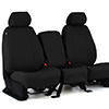 Installed Vinyl Front 40/20/40 Black Seat Covers Back ViewHonda 