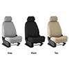 Three Installed Pro-Tect Vinyl Seat Covers Gray Black and TanHonda 